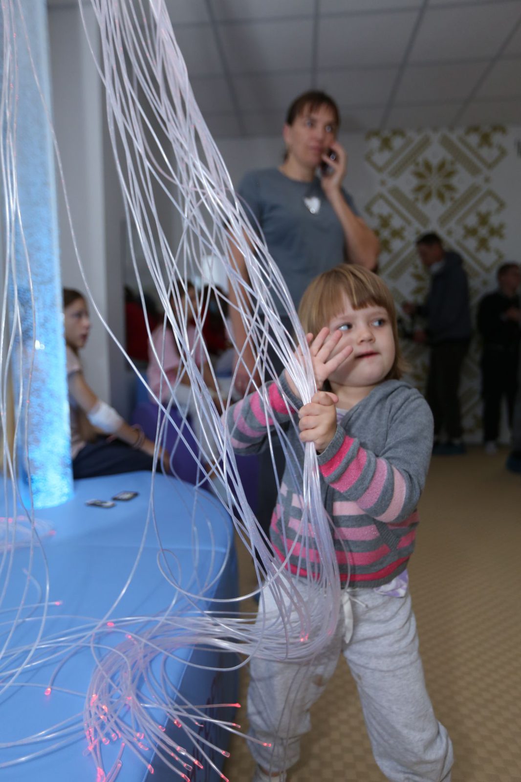 У Київській міській дитячій клінічній лікарні №1 відкрито нову сенсорну кімнату