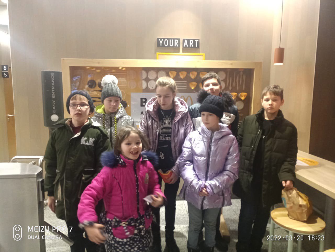 Evacuation of the orphanage of the family type of the Nikolyuk family and the Serdyuk family