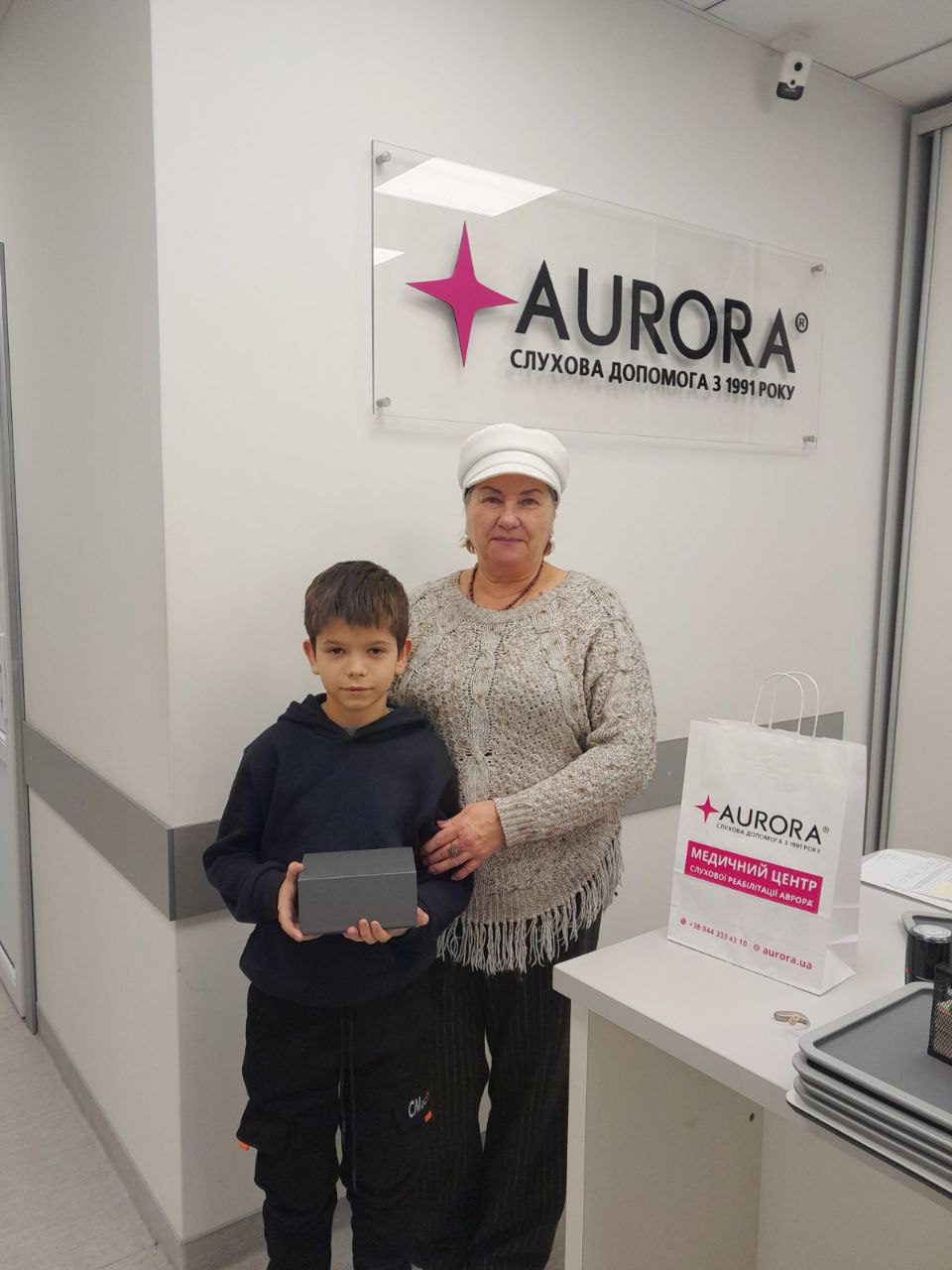 Artem got a hearing aid!