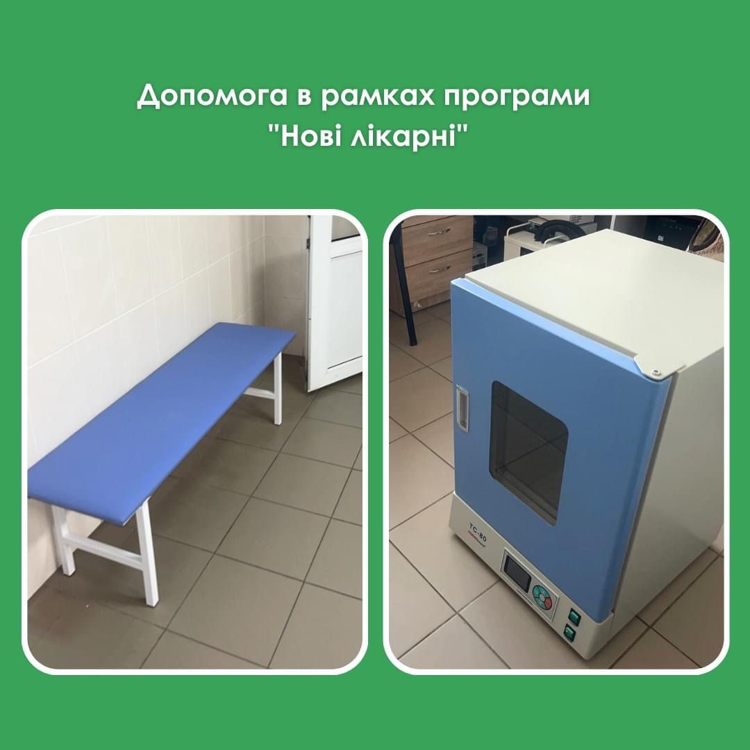 Допомога в рамках програми "Нові Лікарні" для КНП ІСР "Іванківська ЦРЛ"