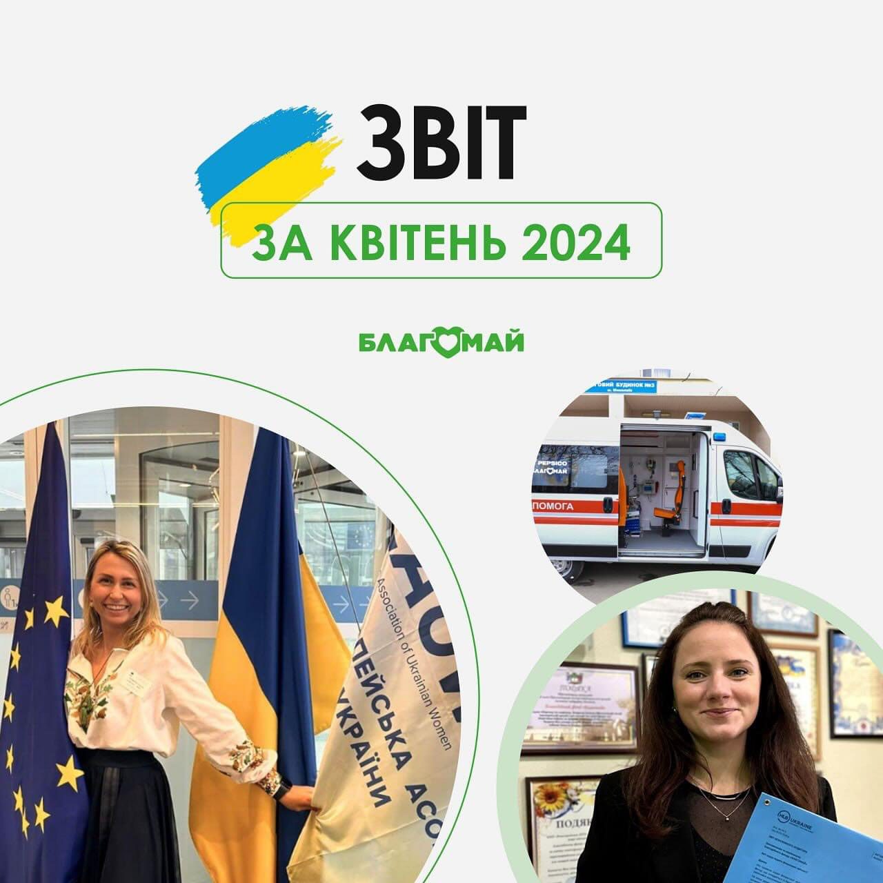 Презентуємо звіт за квітень 2024!