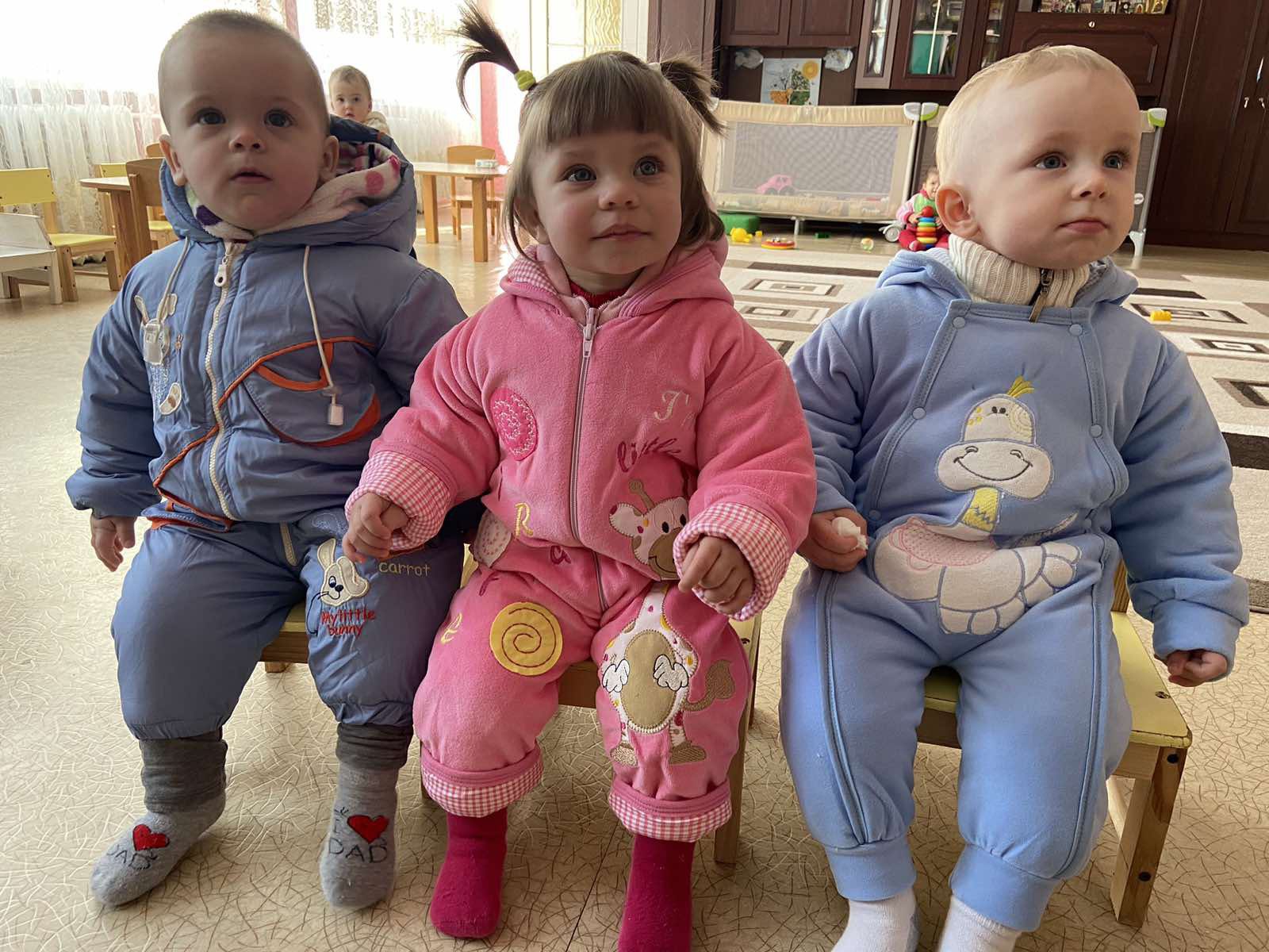 38 pieces of overalls were handed over to the Sumy Regional Specialized Children's Home
