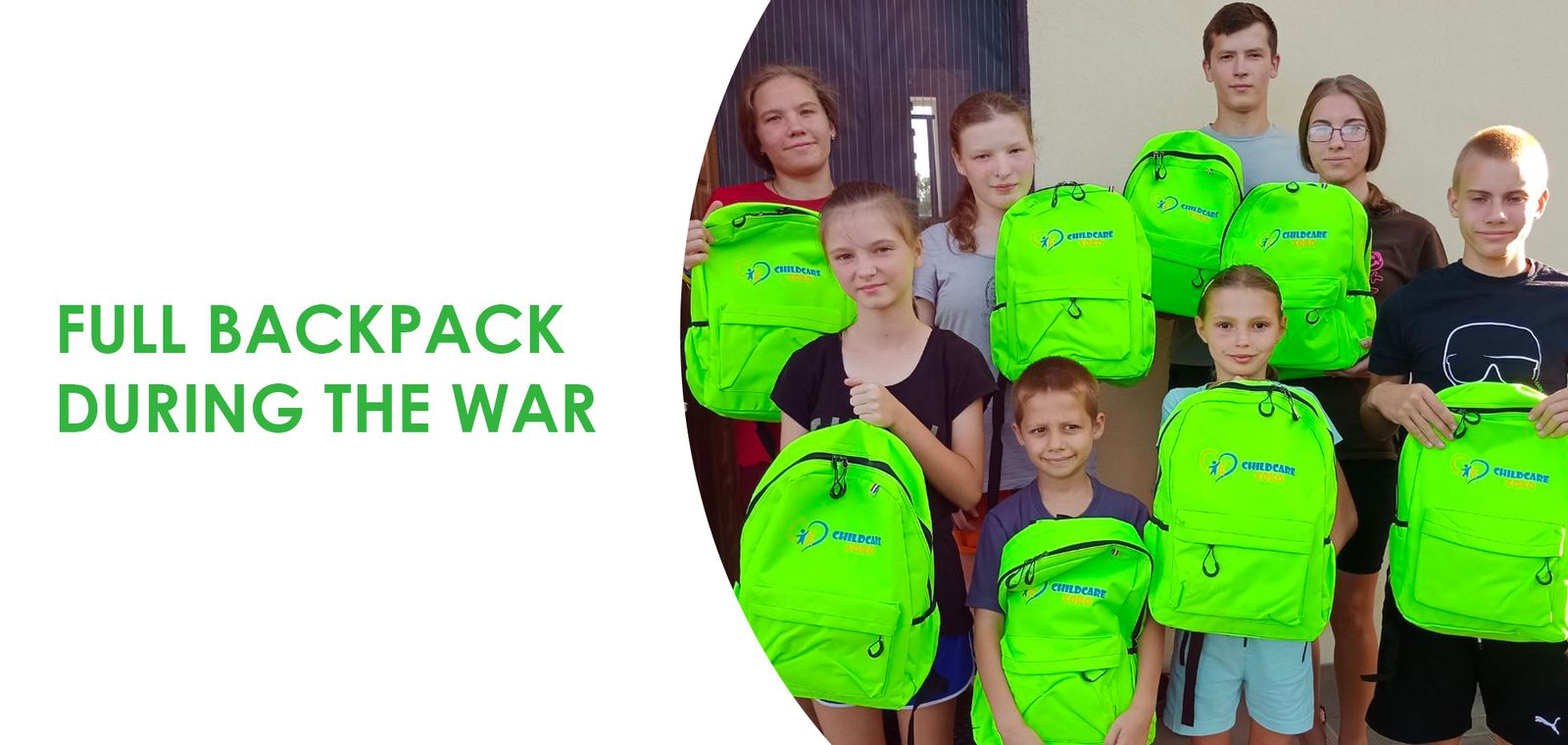 Full Backpack during the war